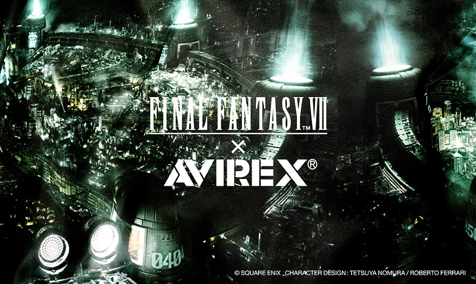 Final Fantasy VII Remake x Avirex collab announced in Japan! #FF7R