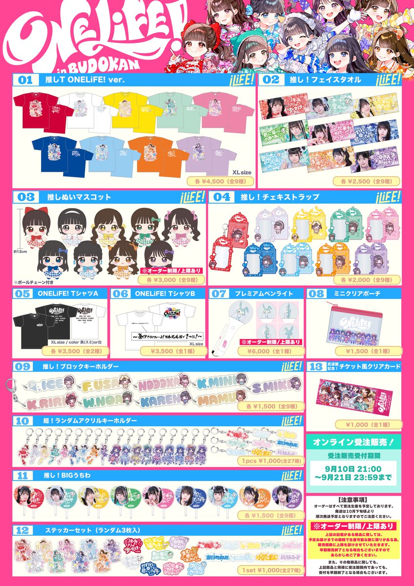 現在完売しております推しぬいの最終受注受付を、本日19時より実施