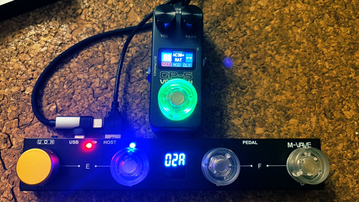 Valeton GP-5 & M-VAVE Chocolate Plus セット Valeton GP-5 with