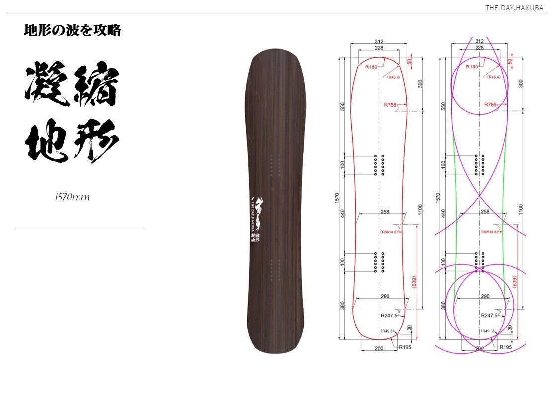 今期の新作は、HS3と凝縮地形。昨年度から販売した南2301モデルは