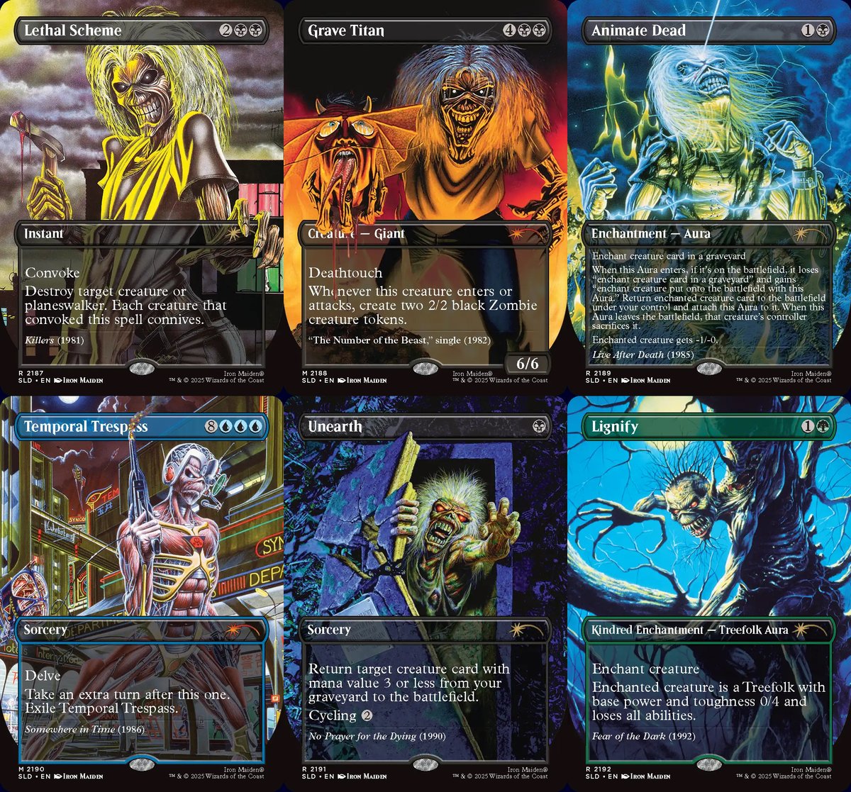 Secret Lair】 ヘヴィメタル・バンド『アイアン・メイデン』(IRON