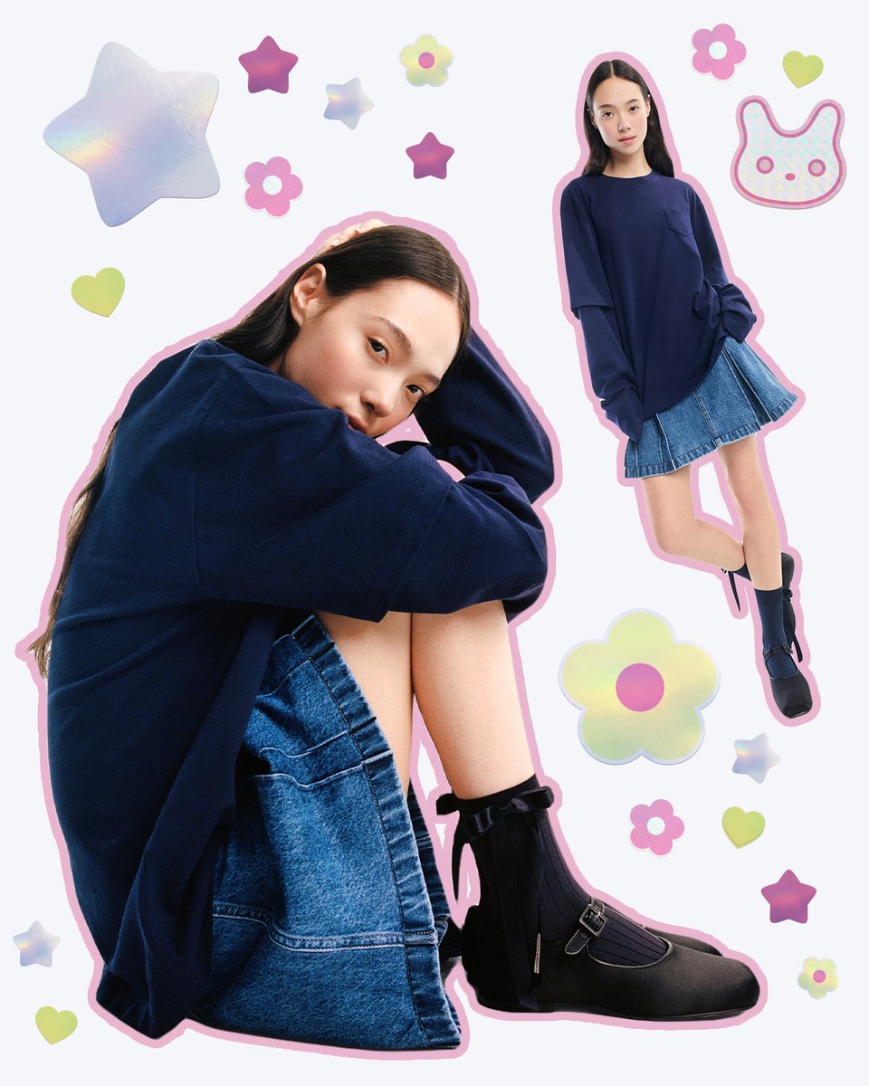 Gap × Sandy Liang、ついに登場。 ​ デニムの新しい解釈。フェイク