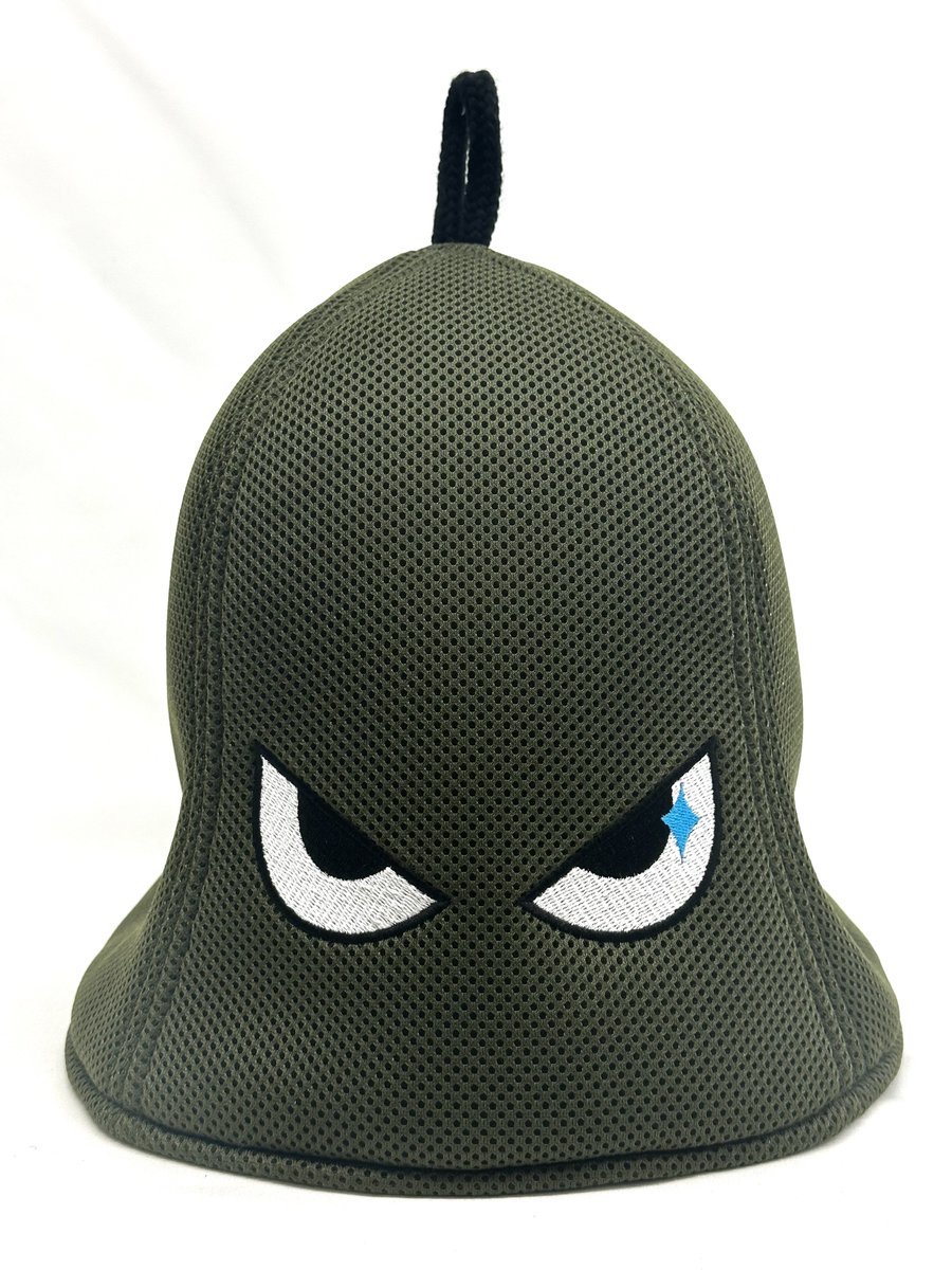 進撃の巨人 調査兵団のエンブレムが転写プリントされた ダブルメッシュ