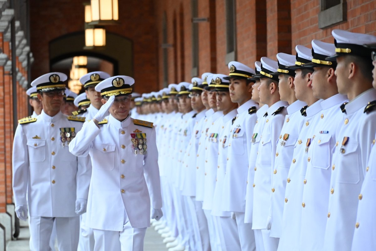 第59期一般幹部候補生課程（部内課程）の入校式を挙行しました