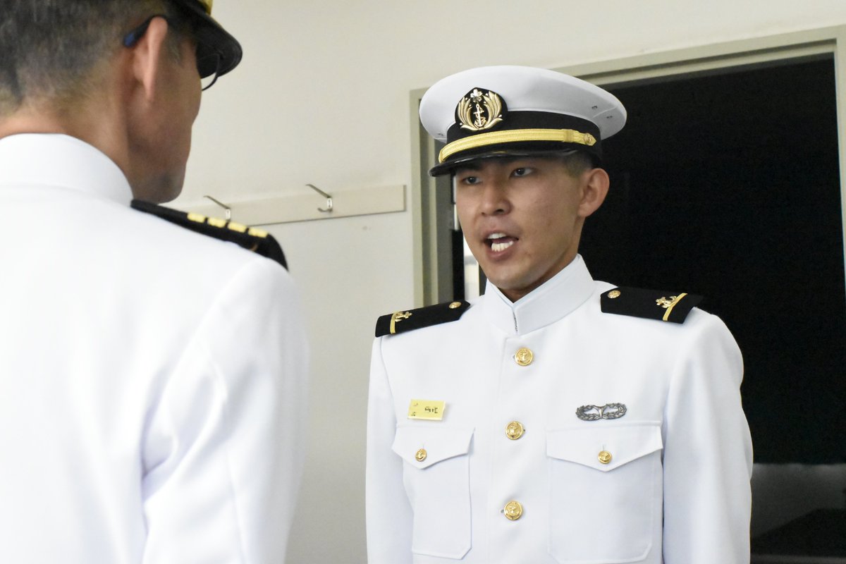 第59期一般幹部候補生課程（部内課程）の入校時の分隊点検を実施しま