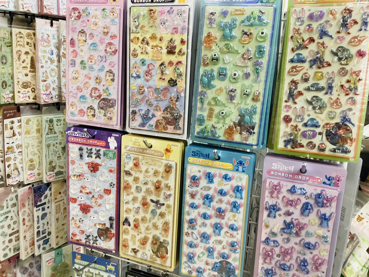 新発売】大人気♡ボンボンドロップシールのディズニー柄第2弾が入荷