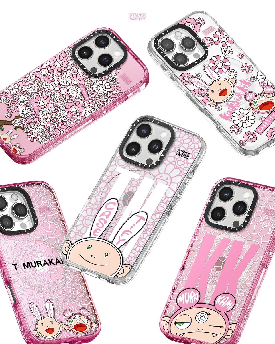 村上隆 × CASETiFY コラボ第2弾が2025年 7/16 & 7/17 発売 (ケース