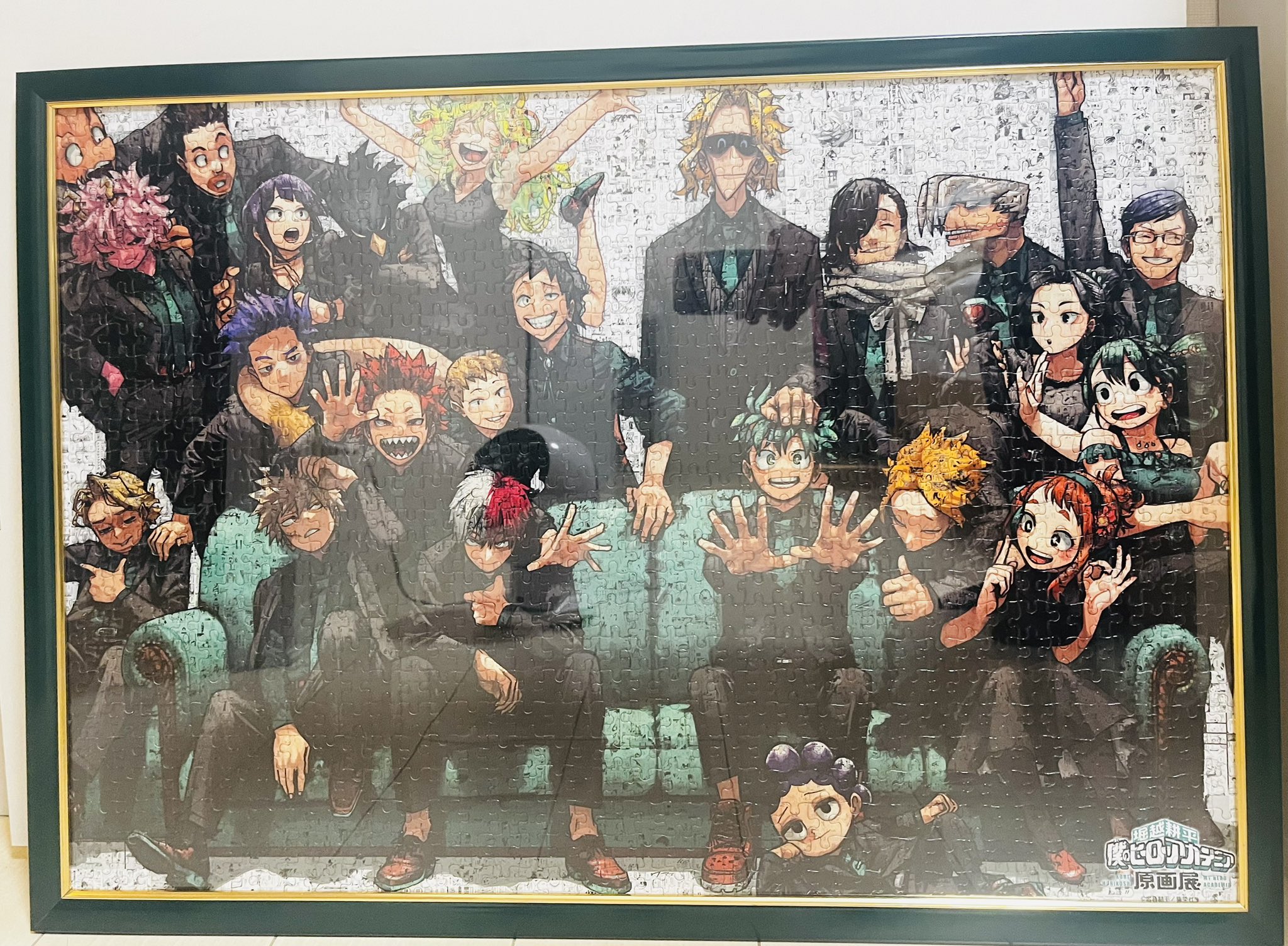 僕のヒーローアカデミア展 ヒロアカ原画展 モザイクアート