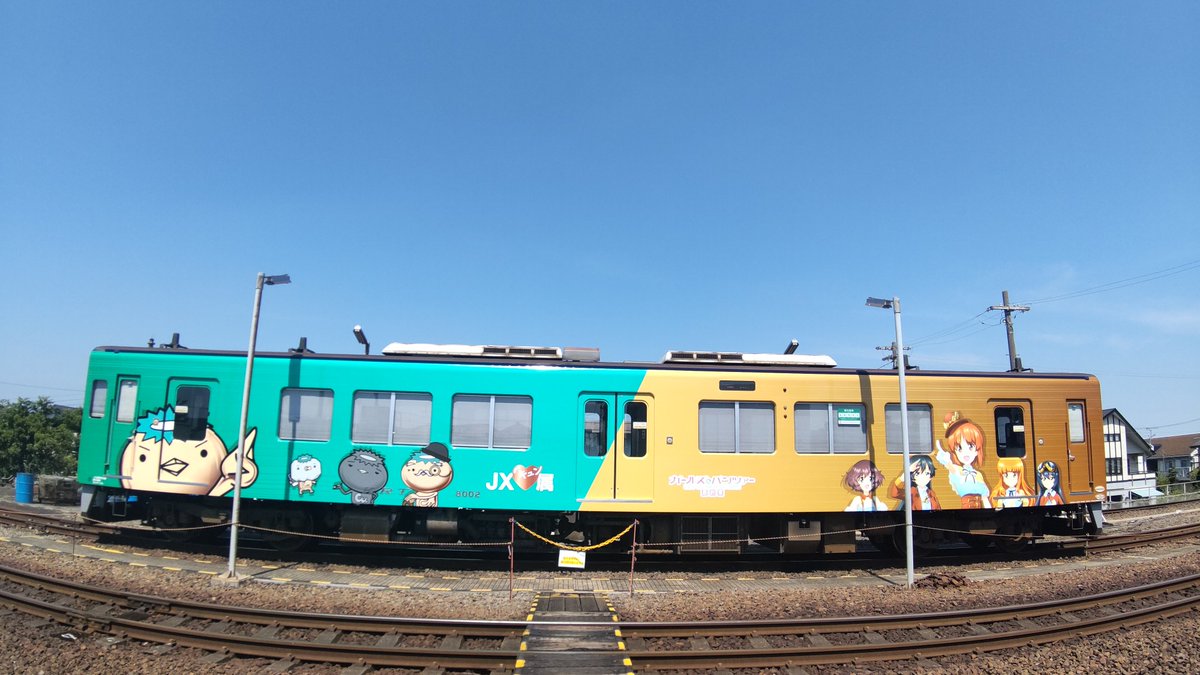 鹿島臨海鉄道大洗鹿島線のラッピング車両が、「ガールズ&パンツァー