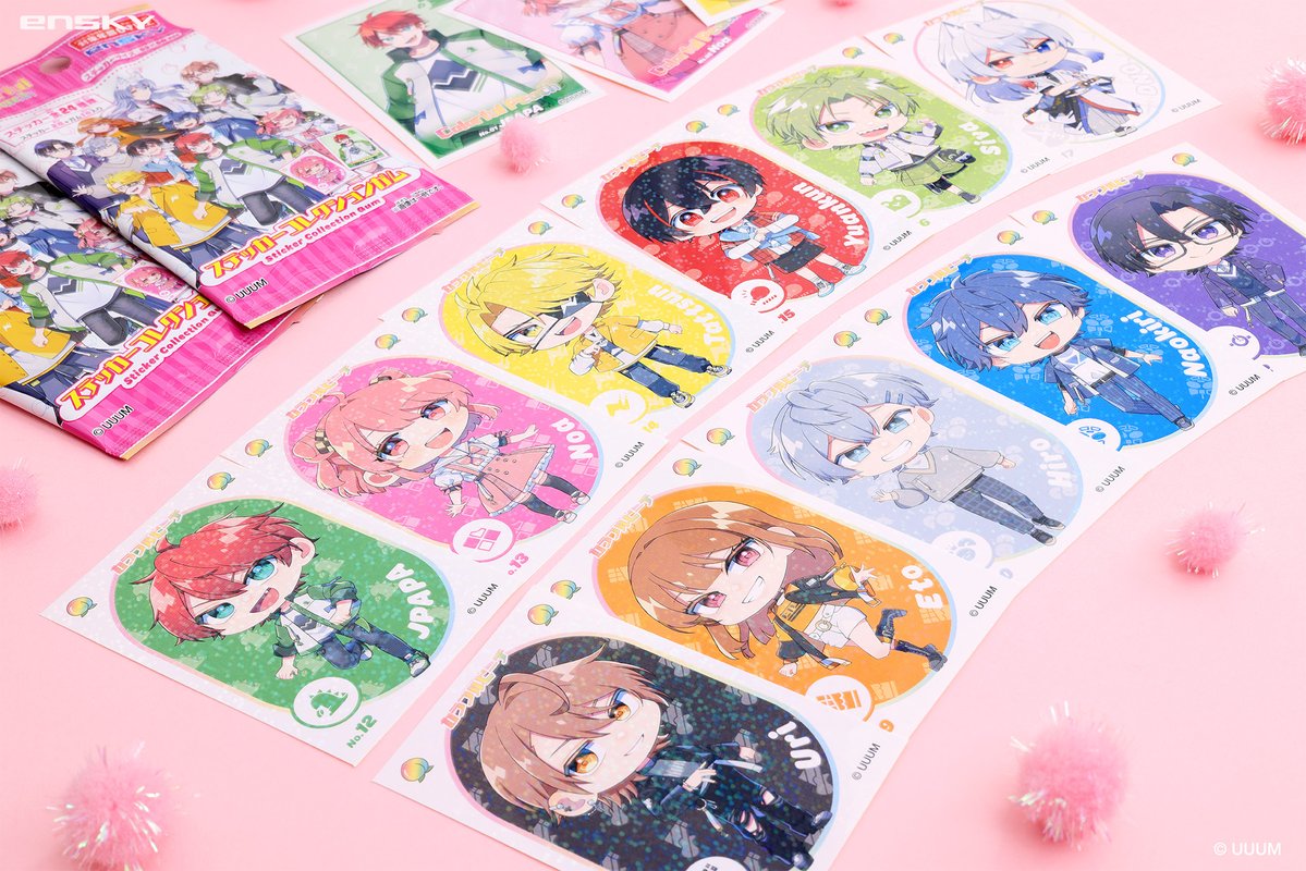 カラフルピーチ】 8月発売アイテムを一部紹介③✨ 🍑ステッカー