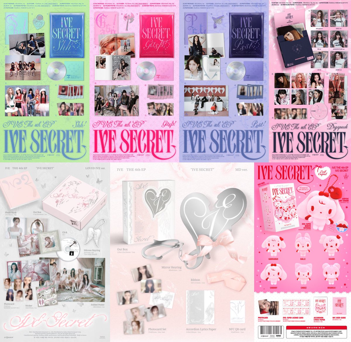 IVE secret 10/12 限定 トレカ セト IVE secret 10/12 限定 トレカ