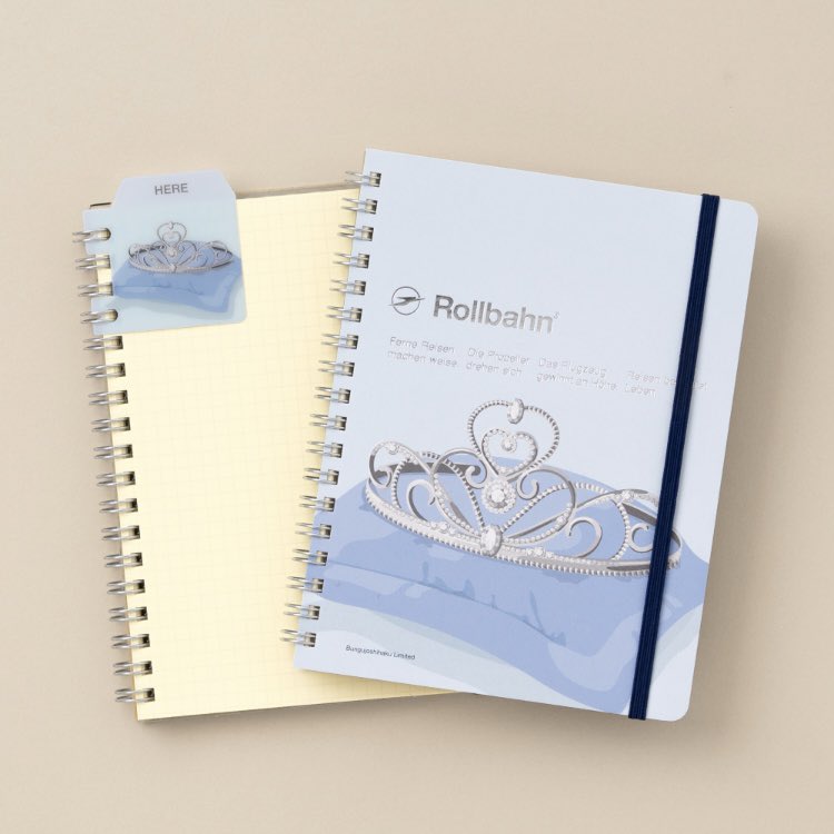 文具女子博限定 マノワール ロルバーン ポケット付メモ L ティアラ 新