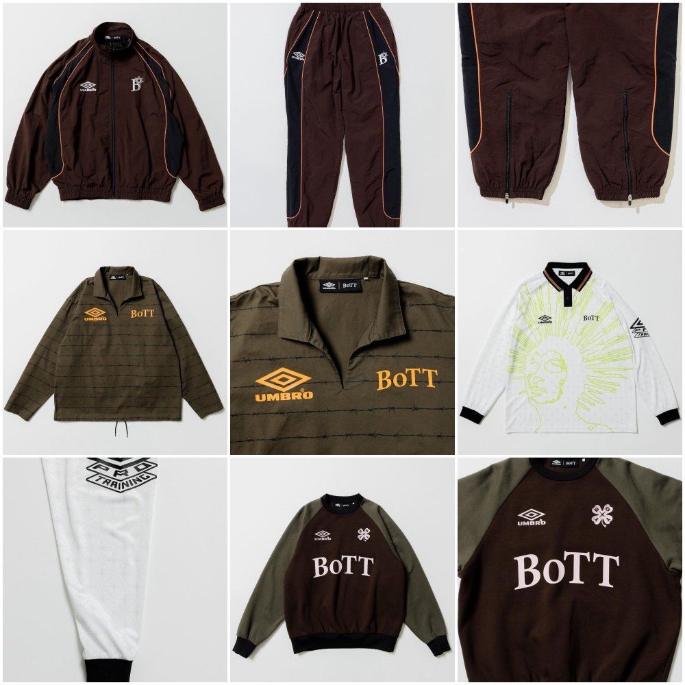 UMBRO × BoTT × BEAMS T トリプルコラボカプセルコレクション第2弾が2