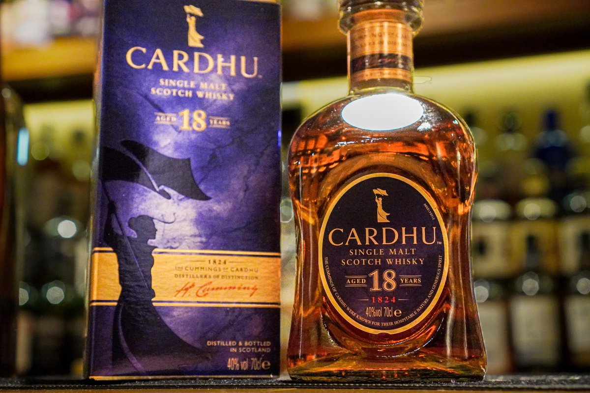 CARDHU 18years カーデュ18年入荷しました】 . いつの間にか終売になっ