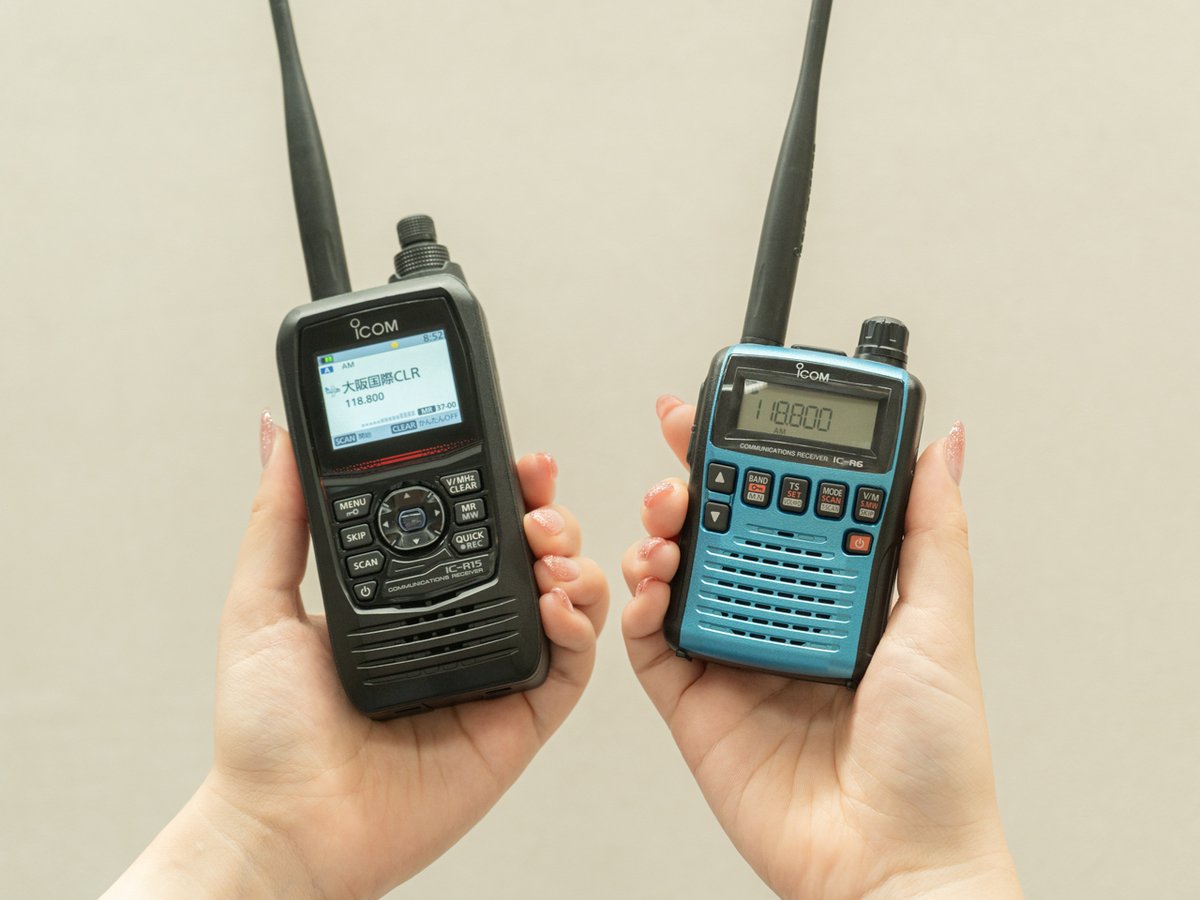 IC-R15 or IC-R6 あなたはどっち派❓ ＼ IC-R15は、初心者でも操作簡単
