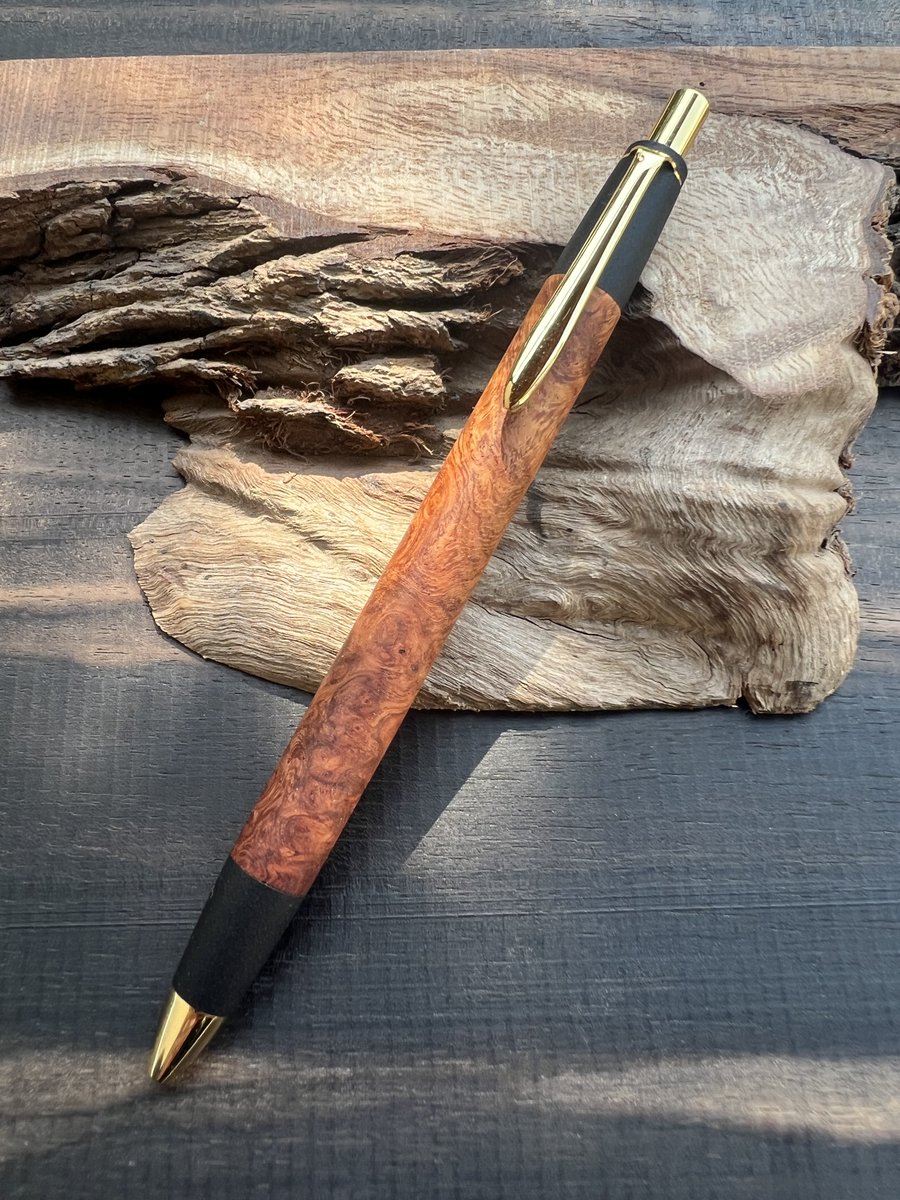 ゲリライベント！】 店舗オープン記念 真鍮シャーペン販売 欅と花梨瘤