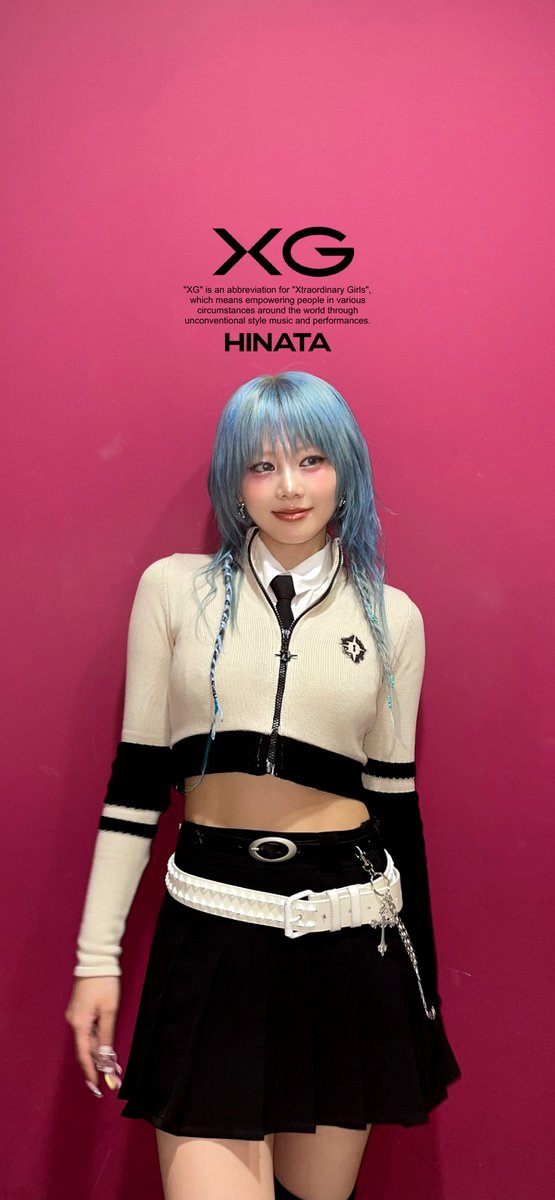 XGのヒナタちゃん😍の壁紙作りました😀20240603B ALPHAZの皆様よかった