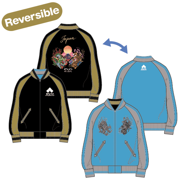 会場限定 JAPAN スカジャンリバーシブル 新品EVO XXLサイズ 2024