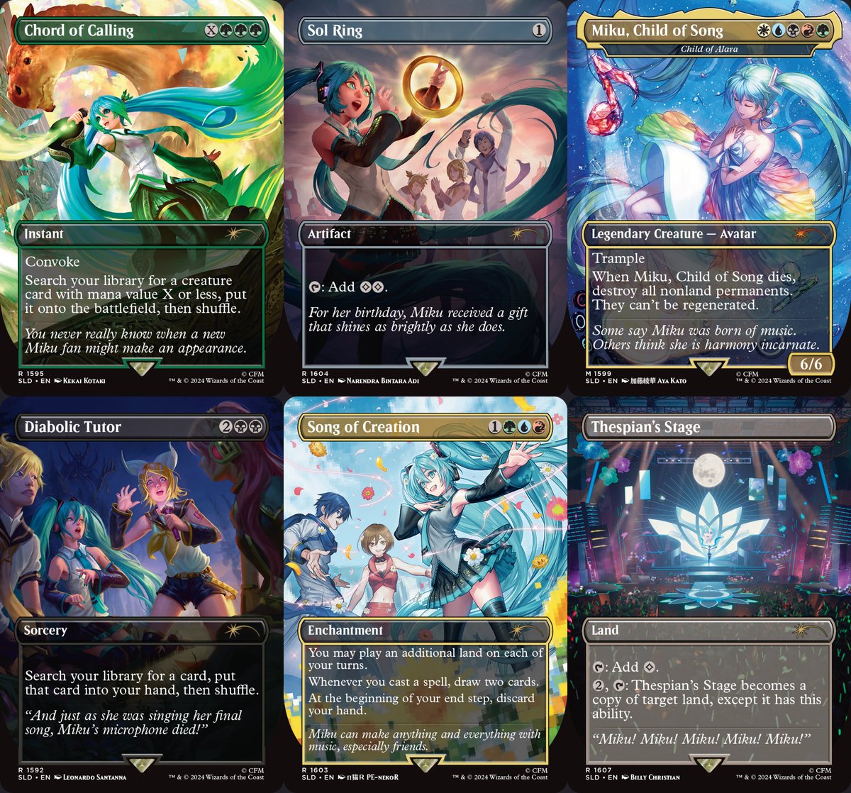 Secret Lair】 初音ミクとのコラボSL『Secret Lair x Hatsune Miku