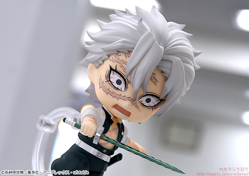 鬼滅の刃 ねんどろいど 不死川実弥 交換用表情パーツには、勝ち気な