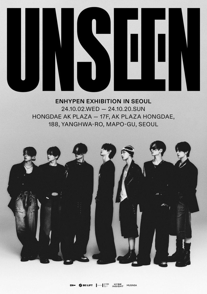 モノクロでここまで雰囲気出せるENHYPEN最強！！ 格好良いしとにかく美