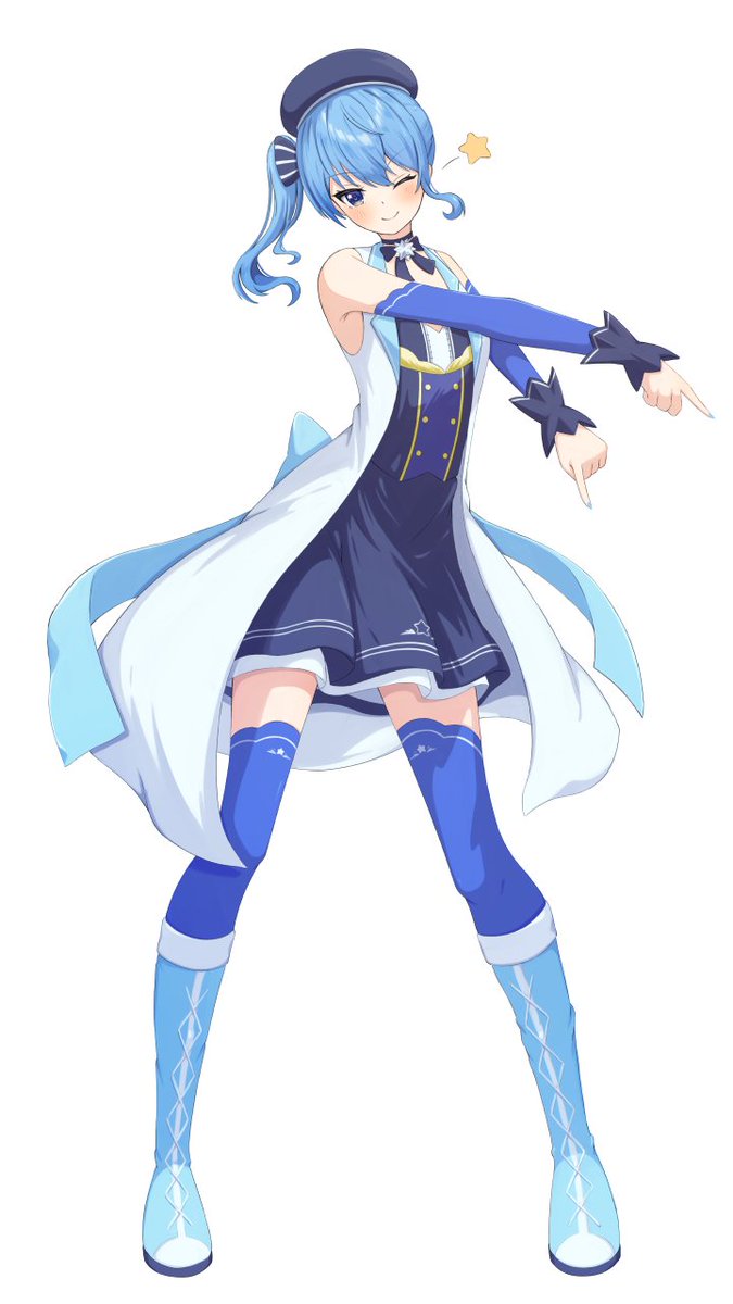 星街すいせい 「comet衣装のビビデバすいちゃん#HoshimachiGraffiti