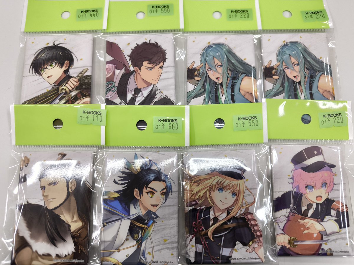 刀剣乱舞 五周年記念祝画 スクエア缶バッジコレクション 髭切