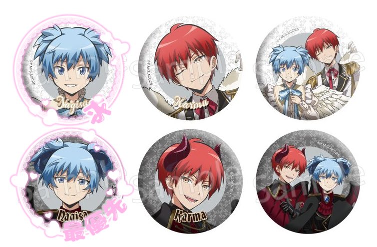 交換】 暗殺教室 ビックカメラ 天使 悪魔 譲赤羽両種/ペア缶両種 求