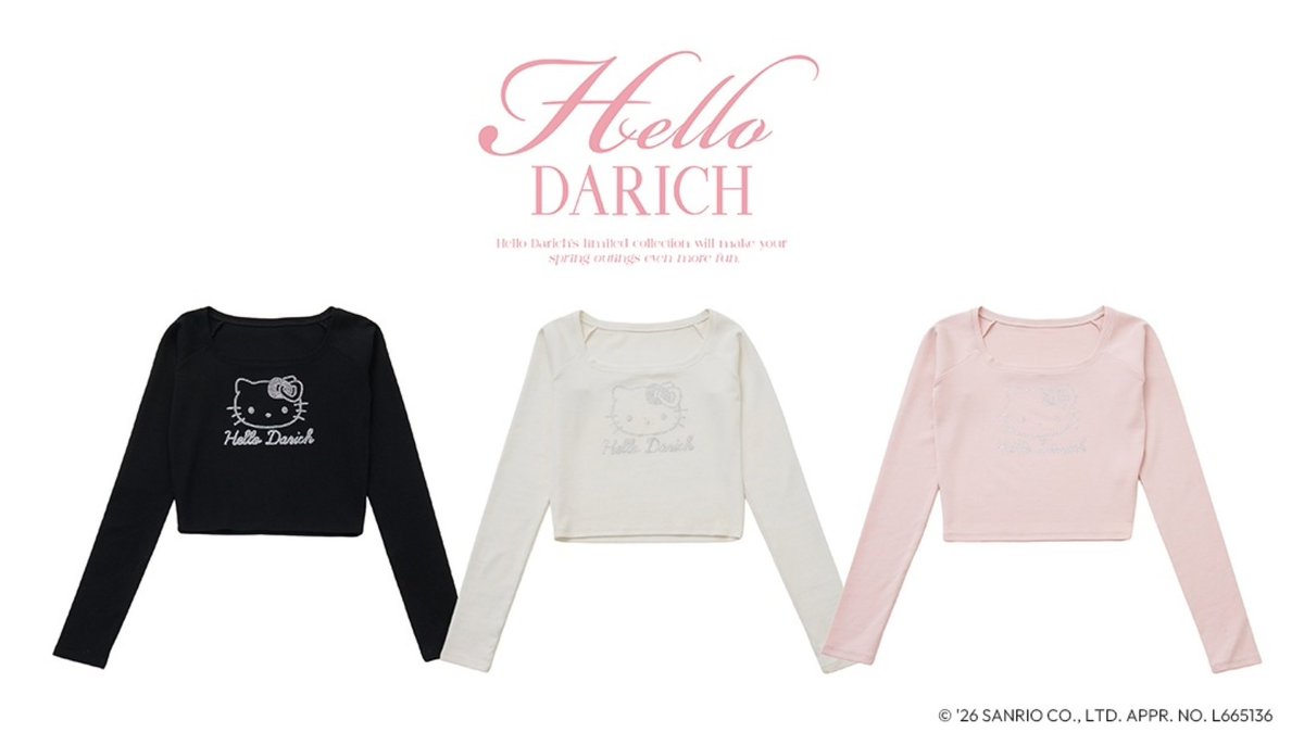 Kitty×キラキラの最強組み合わせのロンTが可愛すぎる♡ シンプル