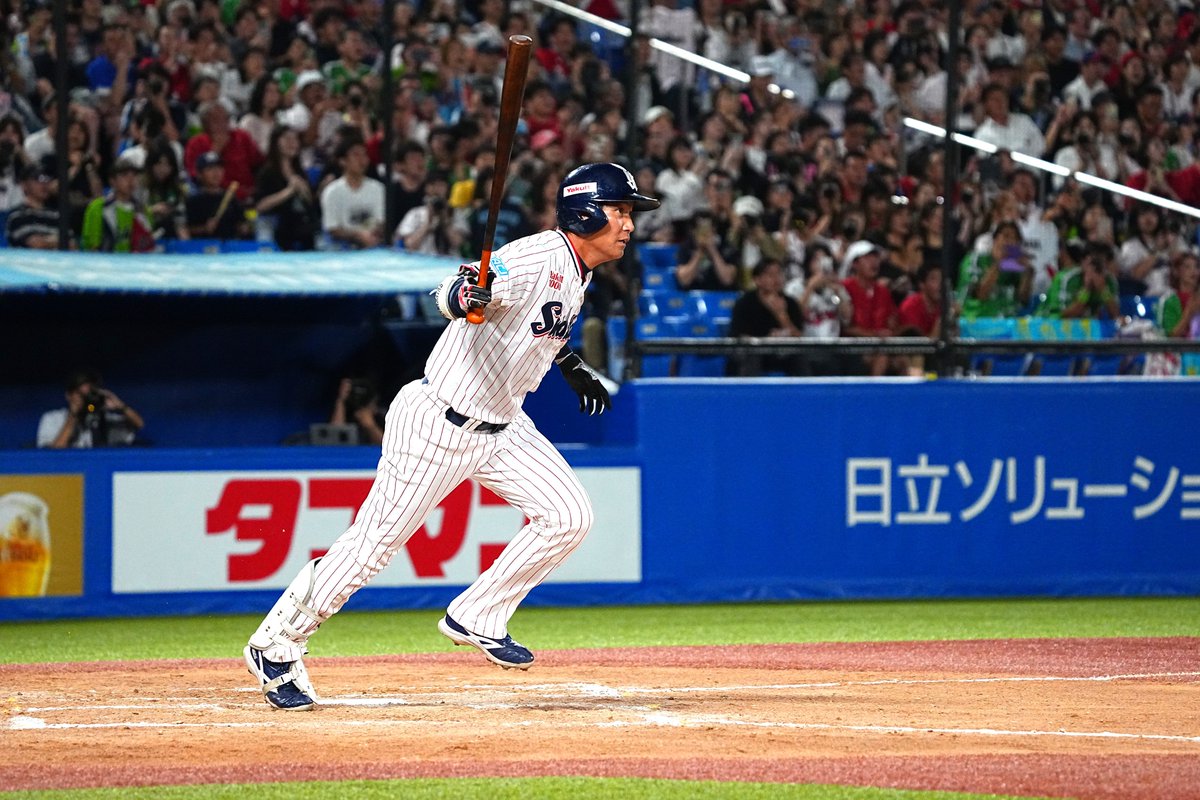 3/14（土）オリックスとのオープン戦 川端慎吾コーチの引退試合を行い