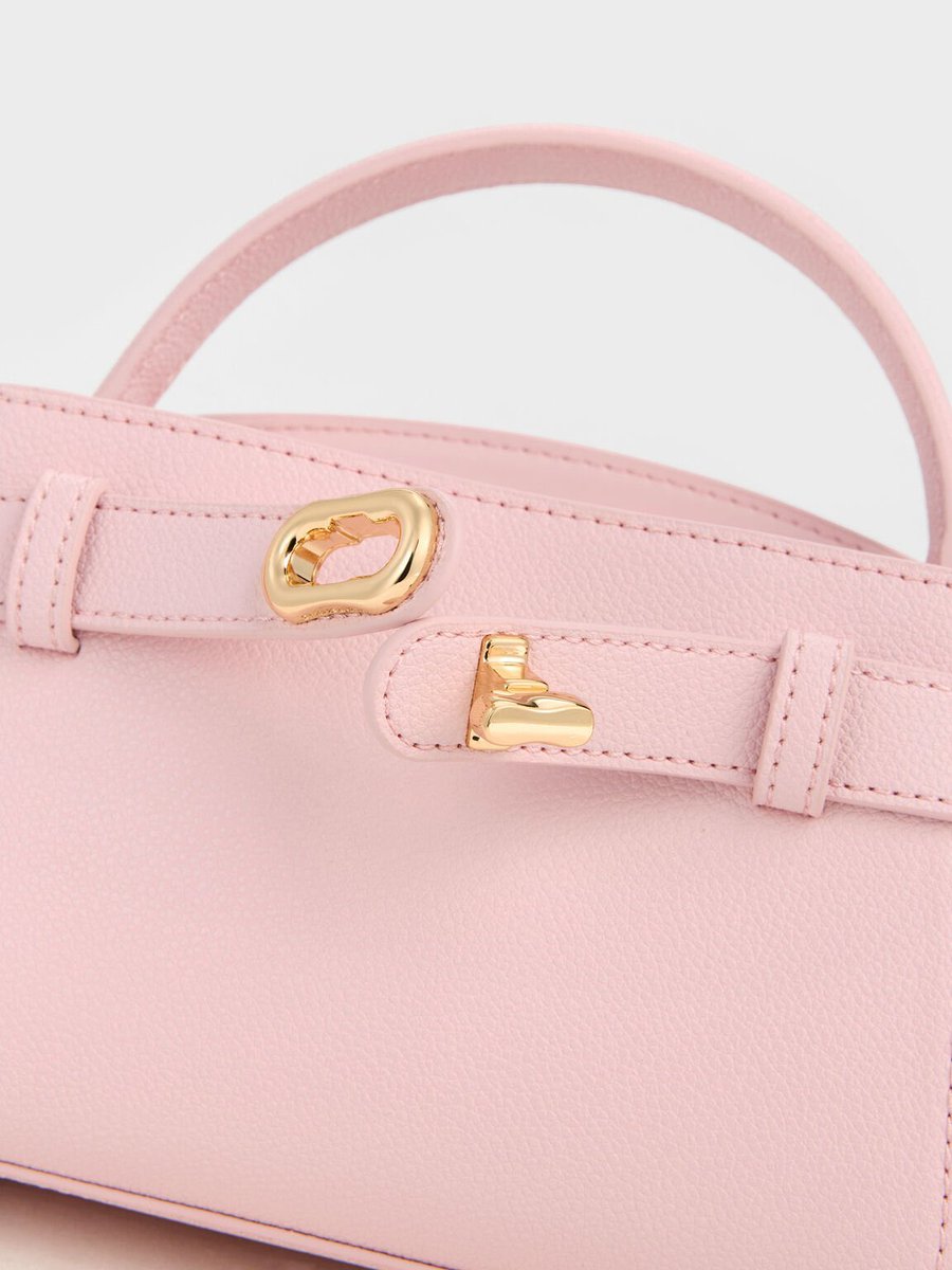 NEW】Aubrielle オブリエル トップハンドルバッグ - コットン