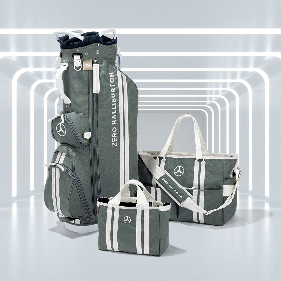Mercedes-Benz x ZERO HALLIBURTONゴルフバッグ】 ラグジュアリーさと