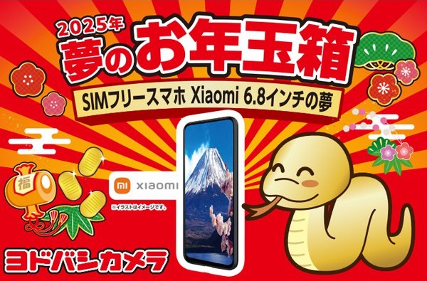 🎉【ヨドバシカメラ】夢のお年玉箱2025🎍☃ 📅**抽選受付中
