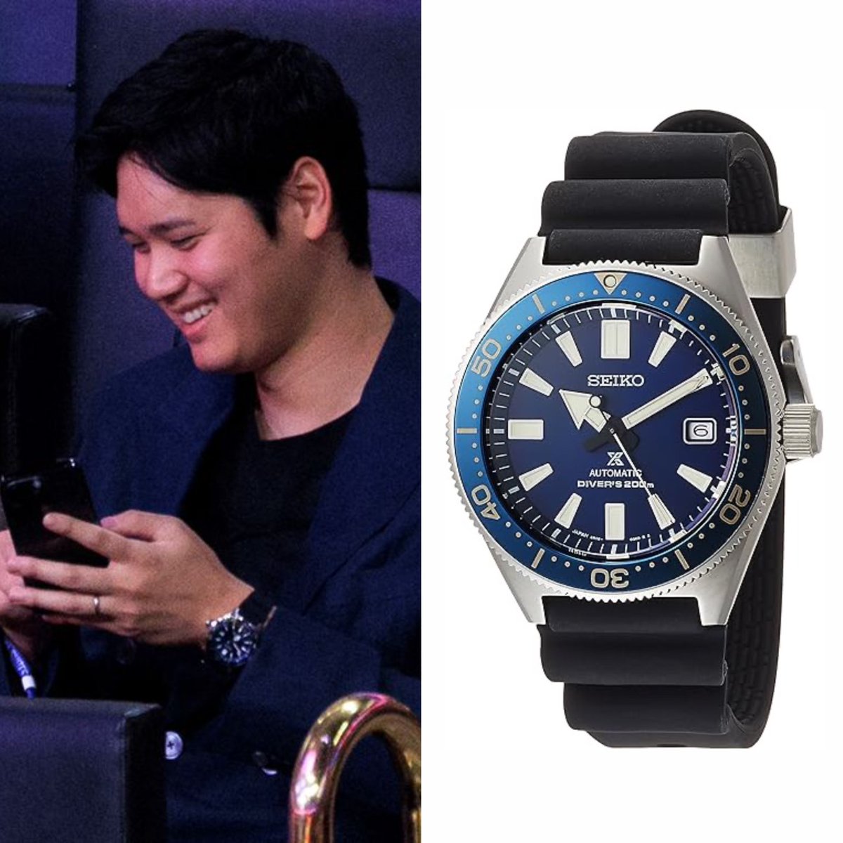 大谷翔平 セイコー プロスペックス ダイバースキューバ ヒストリカル
