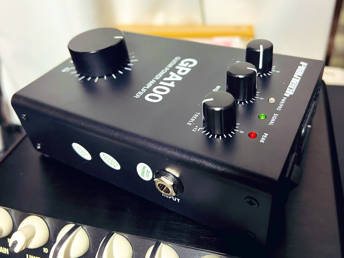 格安ペダル型パワーアンプ、PLAYTECH GPA100を試させてもらった