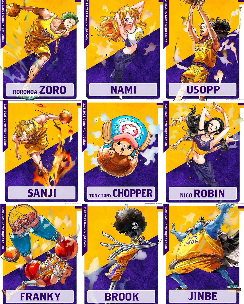 ＋ポスター　【非売品】 レイカーズ　ワンピース　限定　コラボ XL Tシャツ