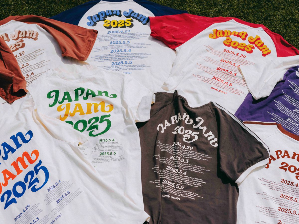 JAPAN JAM 2025】 ˗ˏˋ 🌟オフィシャルグッズをご紹介🌟 ˊˎ˗ 今回はロゴ