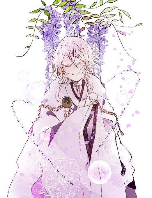 鶴丸国永(刀剣乱舞) 「鶴丸国永」|こうみのイラスト