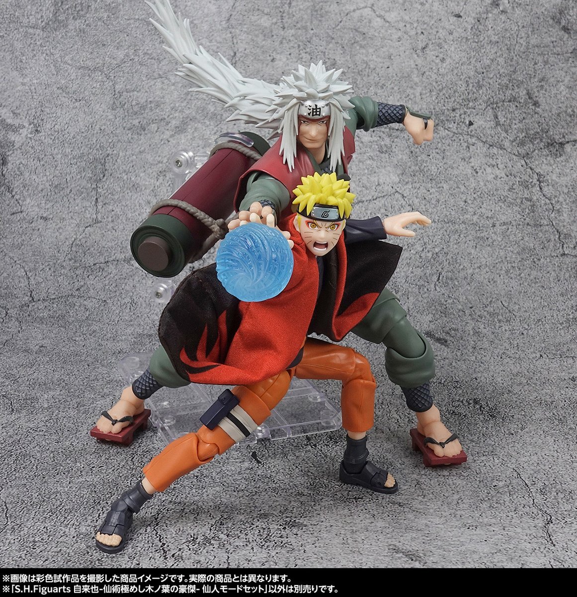 魂ブログ更新：伝説の三忍、ついに集結！「S.H.Figuarts 自来也 -仙術