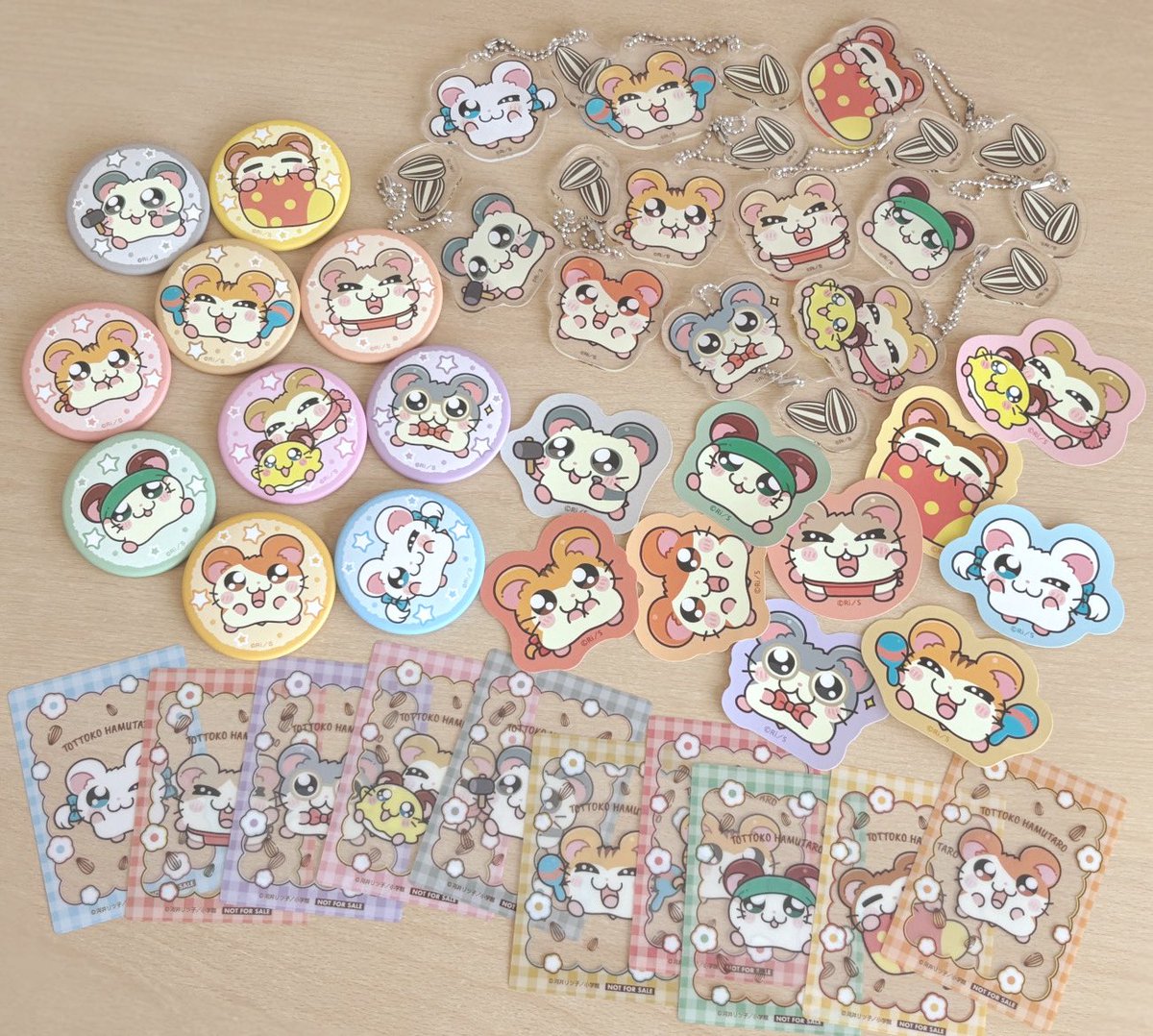 ハムちゃんずのグッズサンプルをいただきました！ハム太郎の世界観で