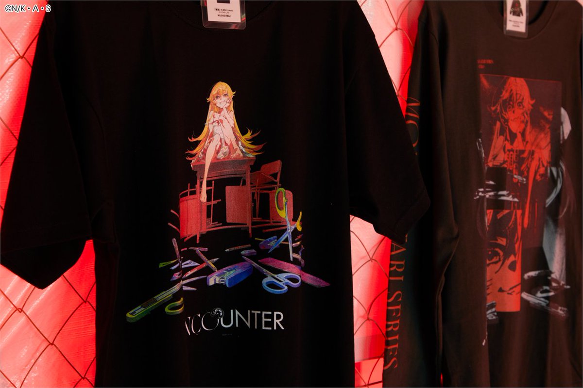 物語_MikaPikazo_encounter 「遭遇」 T-Shirt (Black) M / L / XL