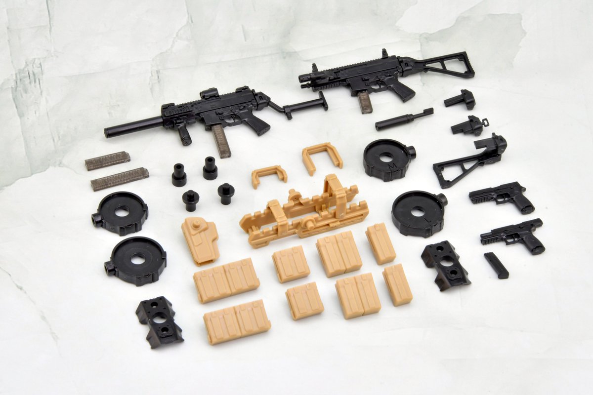 リトルアーモリー 新製品】 メガミデバイス装備セット／SMG 9月発売