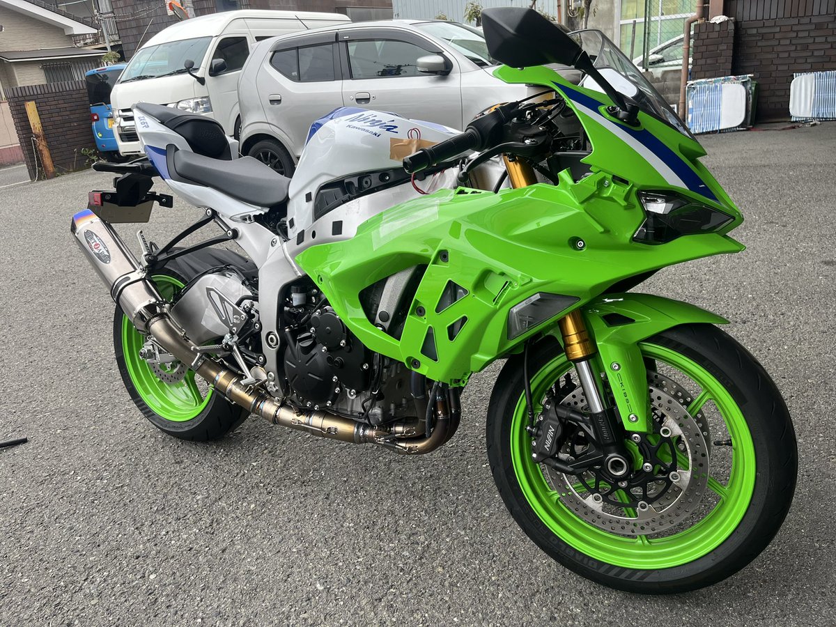 開発情報。 ZX-6R(8BL-ZX636J)用の政府認証フルエキマフラーの開発も