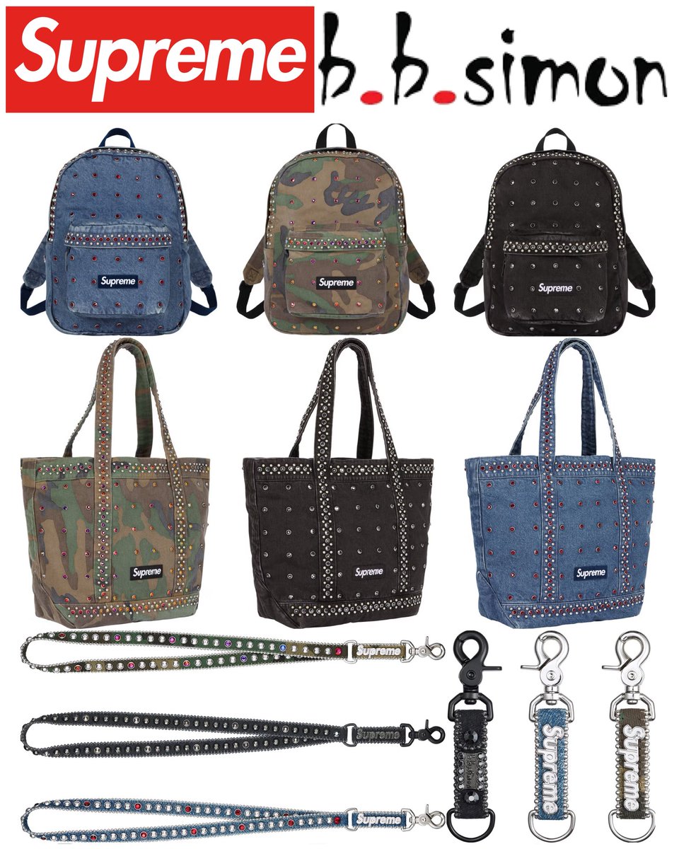 Supreme®/b.b. Simon Denim Bags & Lanyards