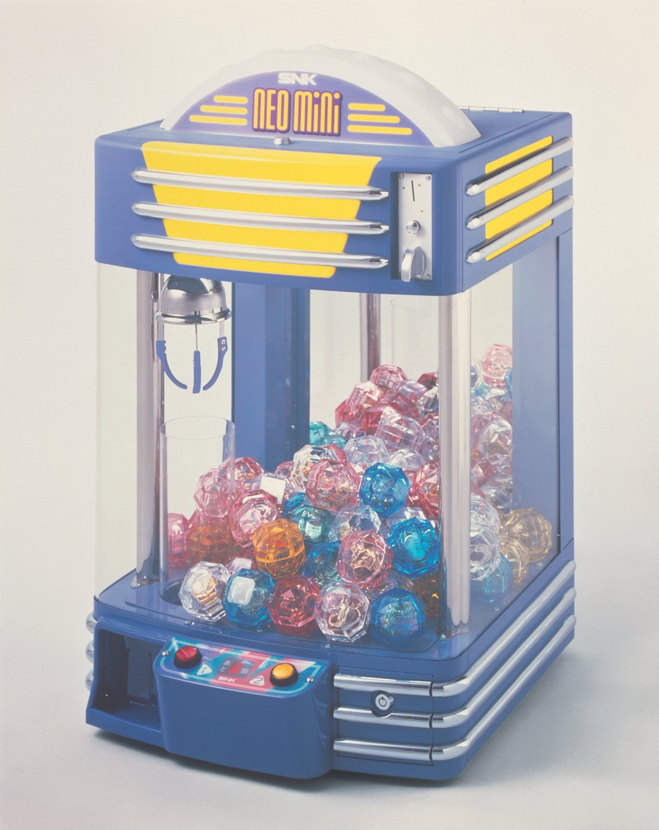 ✨懐かしのネオミニを紹介！✨ 90年代にSNKが発売した小型クレーン