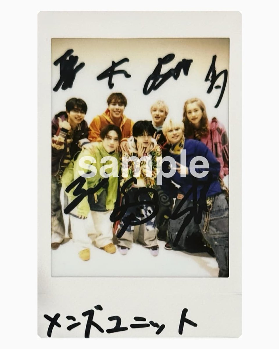 メンズユニット Vol.28 サイン入りチェキ #BUDDiiS #THISISBUDDiiS