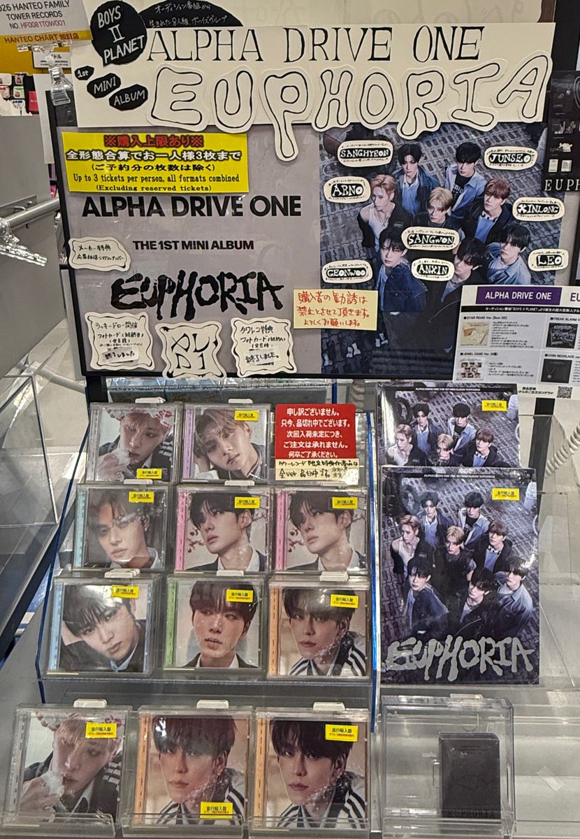 ALPHADRIVEONE 】 ALPHA DRIVE ONE THE 1ST MINI ALBUM ' EUPHORIA