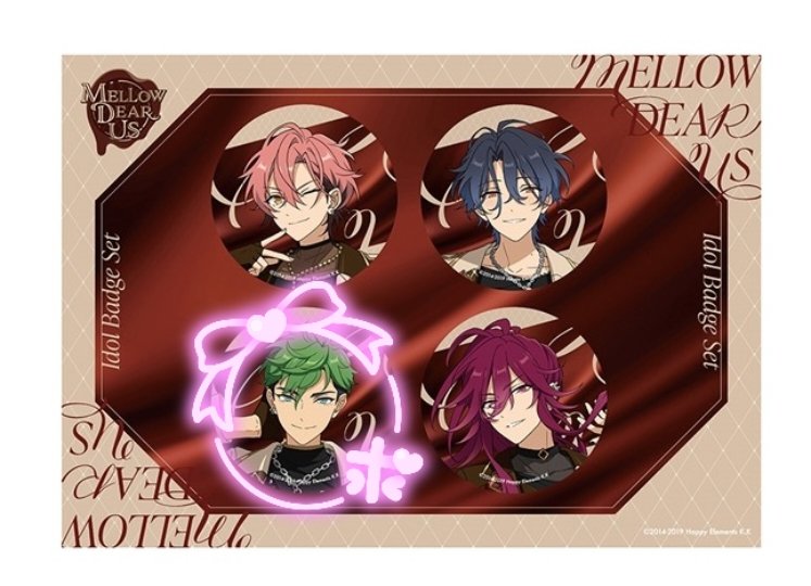 み*ん様 MELLOW DEAR US あんスタ 缶バッジ 円果望見 メロアス あん