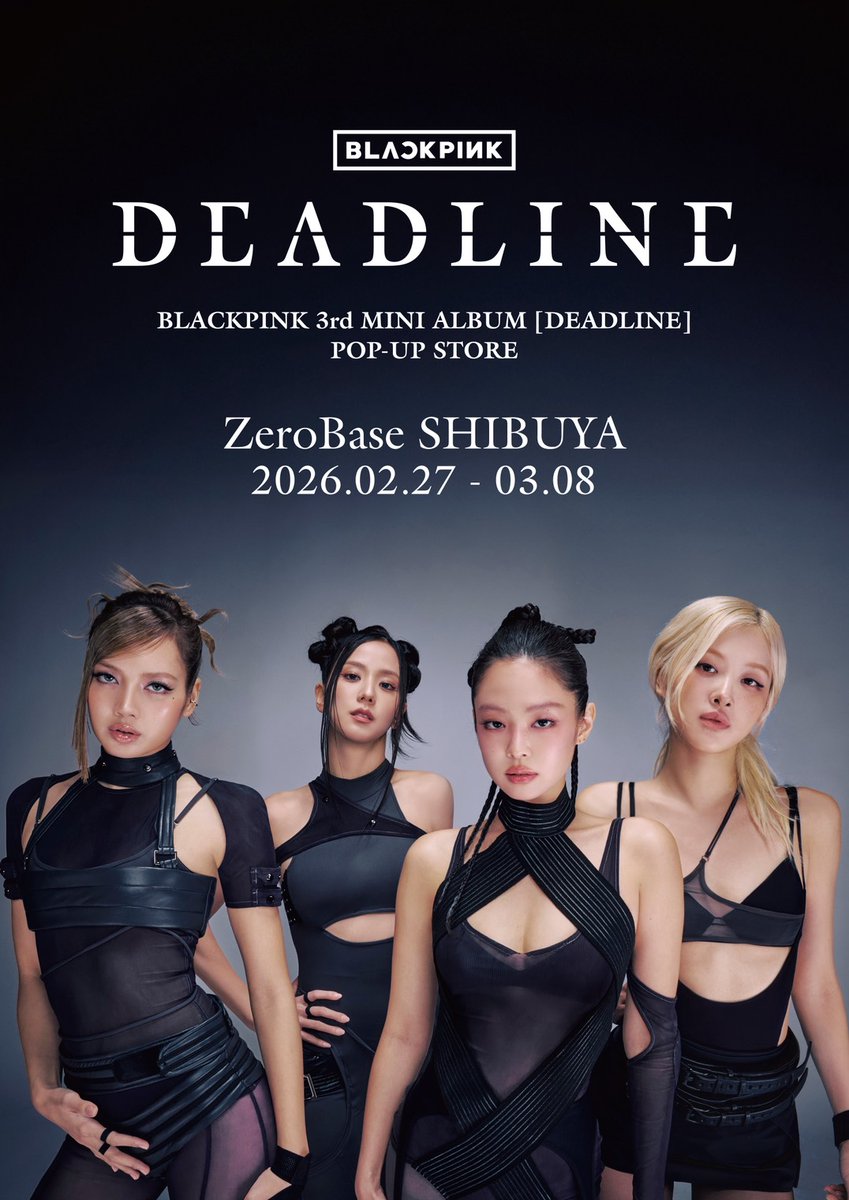 BLACKPINK、待望の3rd MINI ALBUM『DEADLINE』をリリース！ 発売を記念