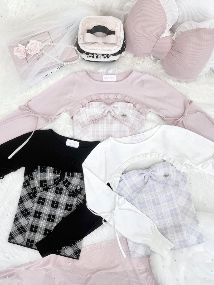 ┈ ♥︎ 𝑪𝒐𝒎𝒊𝒏𝒈 𝑺𝒐𝒐𝒏 ♥︎ ┈ Big Ribbon Check Ensemble